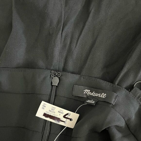 Madewell Square-Neck Wide-Leg Sleeveless Jumpsuit NWT Size 6 - Picture 14 of 14